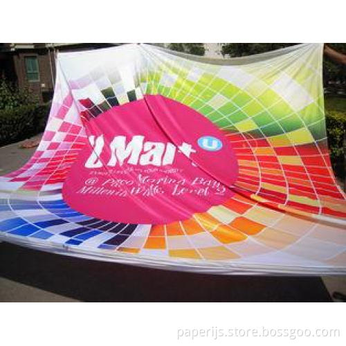 commercial large format PVC flag eco solvent printing , cus
